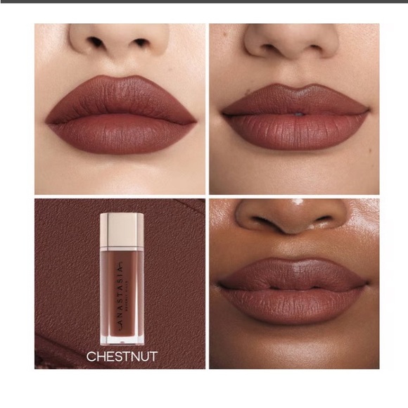 Anastasia Beverly Hills Lip. Chestnut lip velvet NIB - Picture 4 of 4